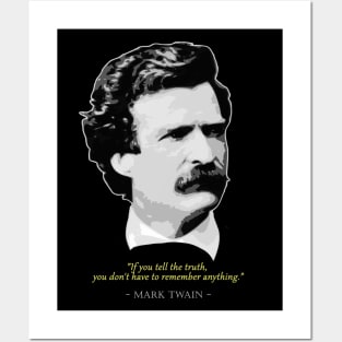 Mark Twain Quote Posters and Art